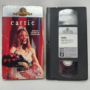 MGM UA Home Video 'Carrie' VHS Tape - Black